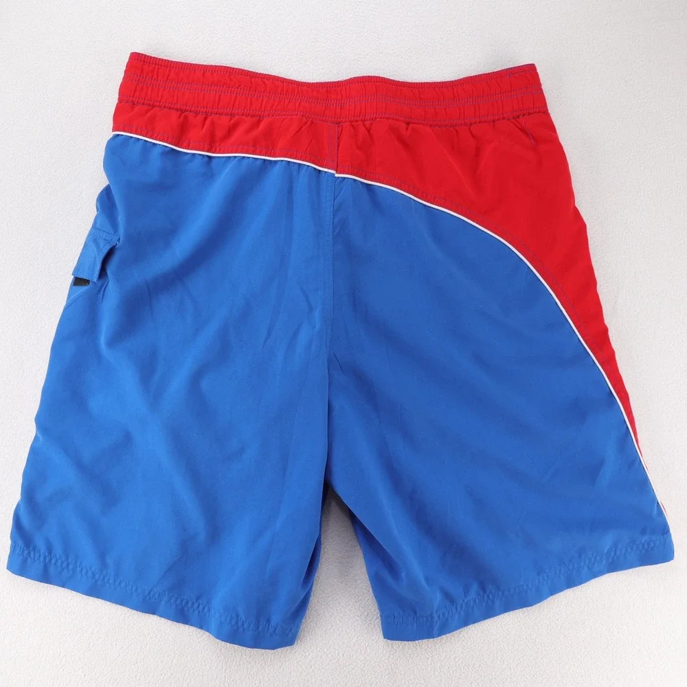 MLB Chicago Cubs‎ Board Shorts Mens XL Blue Red Colorblock Swim Trunks 2009